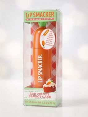 Lip Smacker Red Velvet Carrot Cake Lip Balm Limited Edition 0.12 oz New